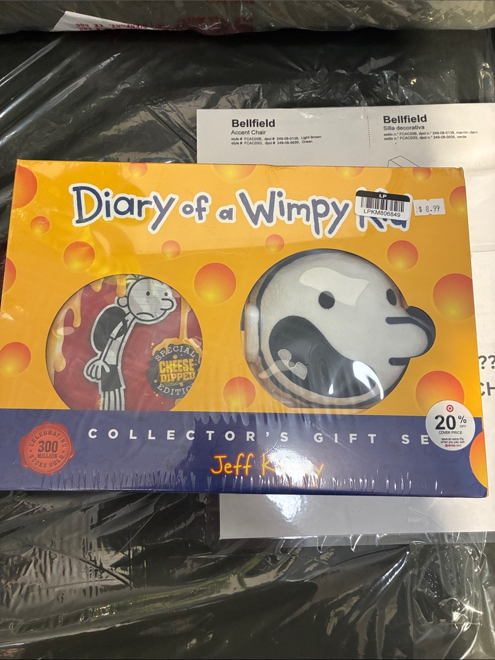 Bellfield Diary of a Wimpy Kid Collector's Gift Set - Yellow & Purple